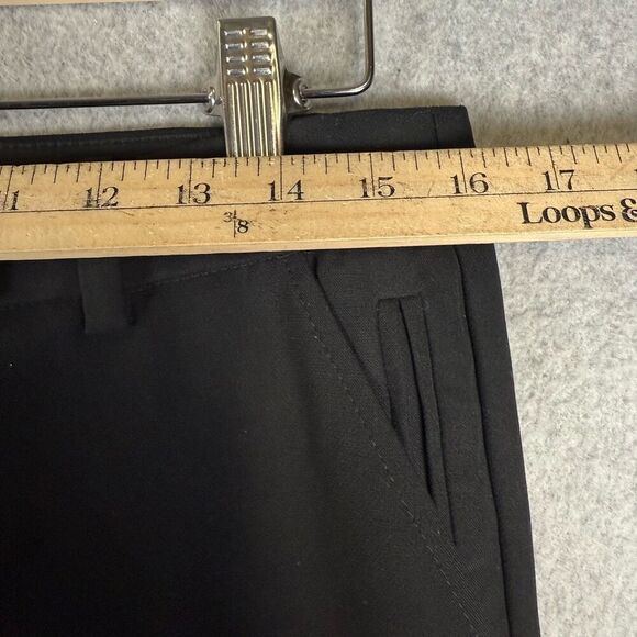 Trina Turk Womens Size 6 Dress Pants Lsacks Black Pockets Straight Leg Stretch - Picture 3 of 8